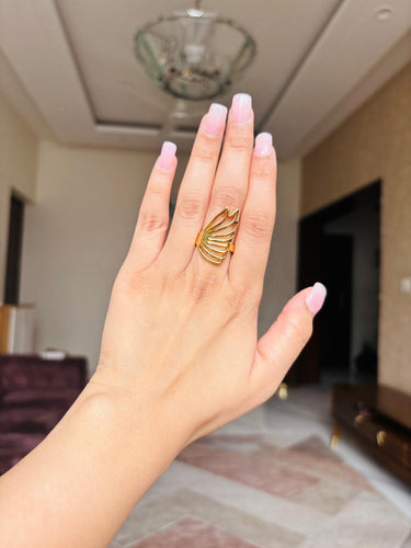 Golden Butterfly Ring
